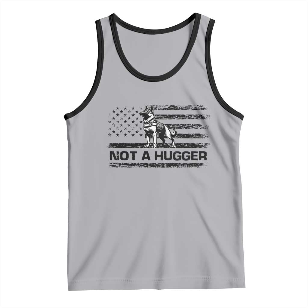 Belgian Malinois American Flag Tank Top K9 Dog Lovers German Shepherd TS10 Athletic Heather Black Print Your Wear