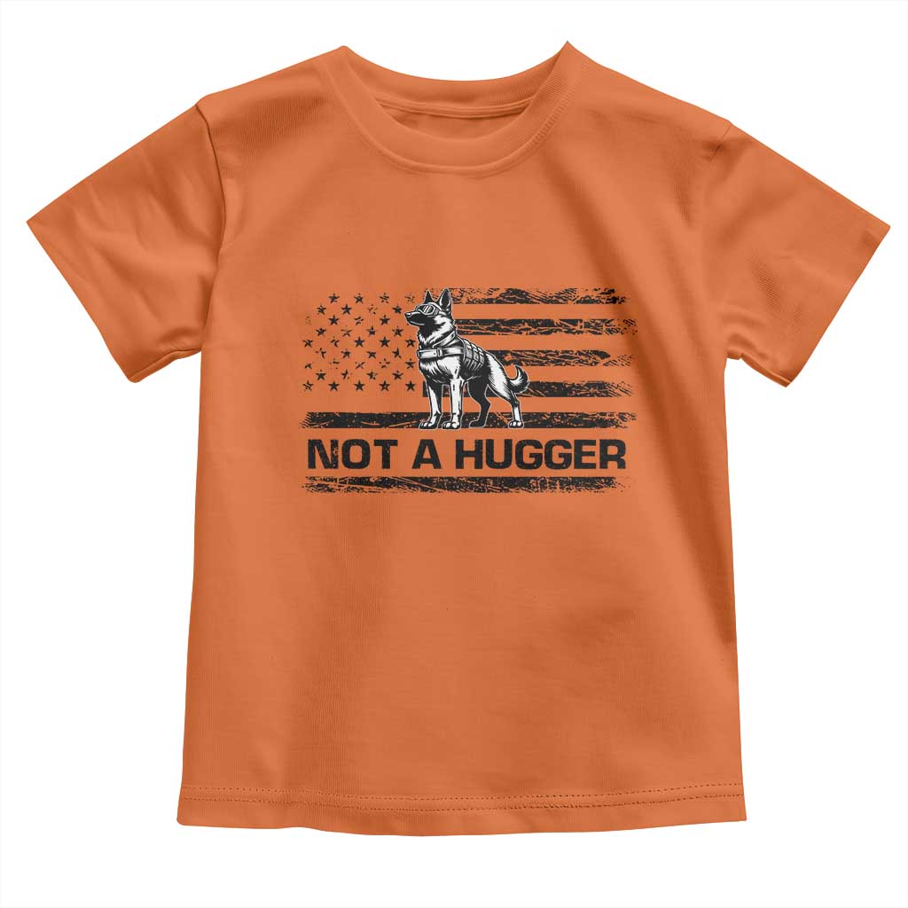 Belgian Malinois American Flag Toddler T Shirt K9 Dog Lovers German Shepherd TS10 Orange Print Your Wear