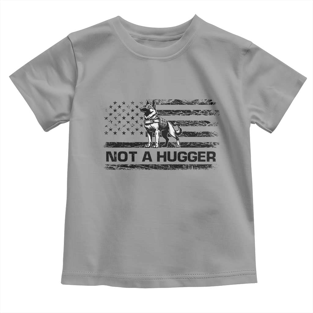 Belgian Malinois American Flag Toddler T Shirt K9 Dog Lovers German Shepherd TS10 Sport Gray Print Your Wear