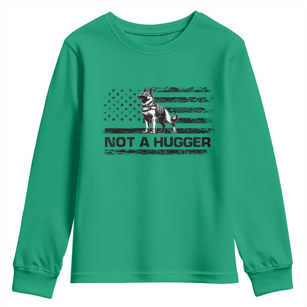 Belgian Malinois American Flag Youth Sweatshirt K9 Dog Lovers German Shepherd TS10 Irish Green Print Your Wear
