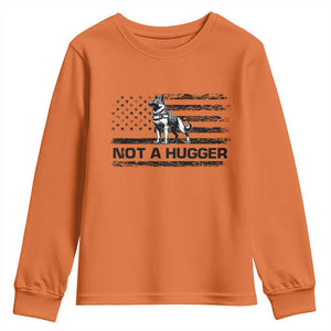 Belgian Malinois American Flag Youth Sweatshirt K9 Dog Lovers German Shepherd TS10 Orange Print Your Wear