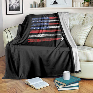 B2 Spirit Throw Blanket B-2 Stealth Bomber Aircraft American Flag Patriotic TS10 Print Your Wear