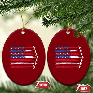B2 Spirit Ceramic Ornament B-2 Stealth Bomber Aircraft American Flag Patriotic TS10 Print Your Wear