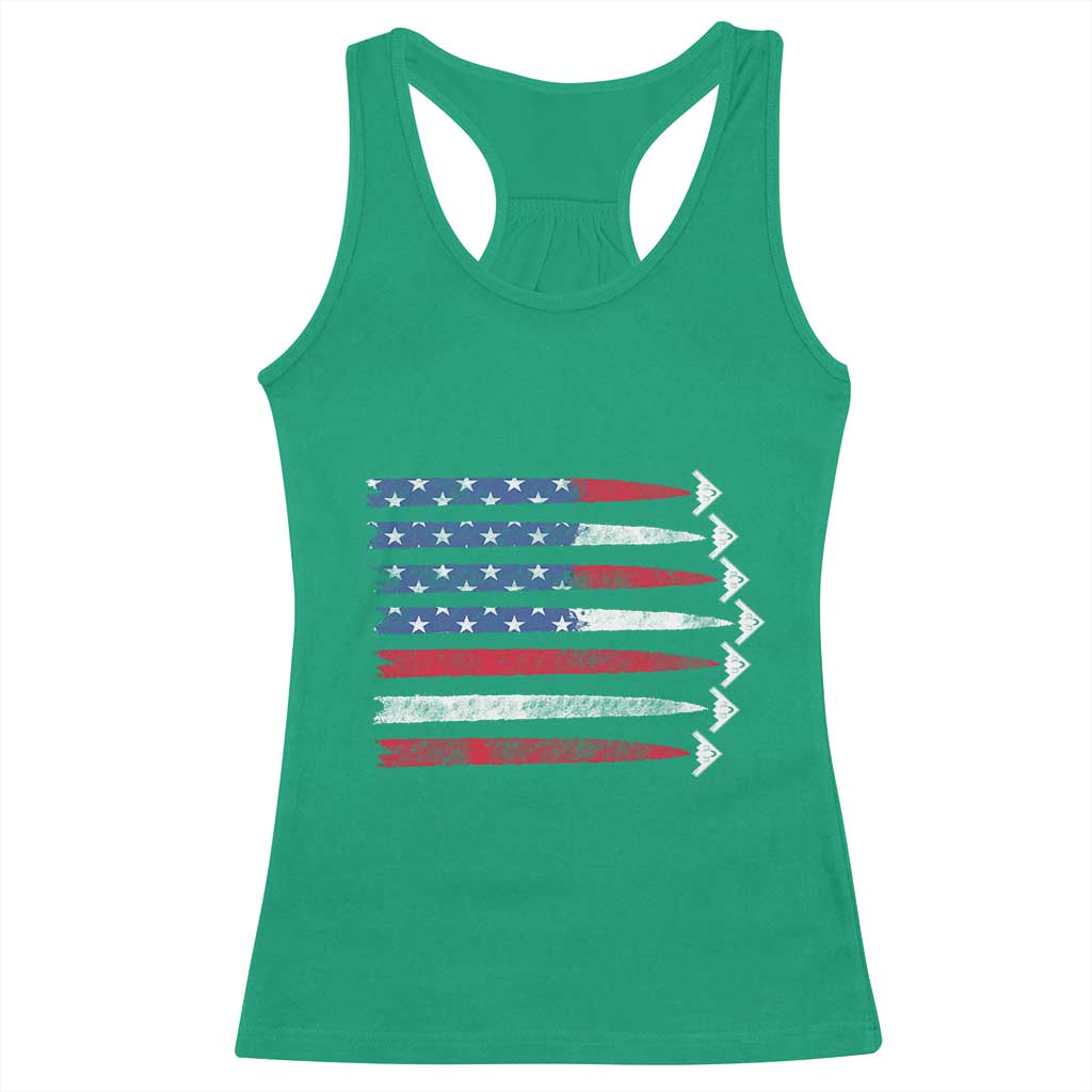 B2 Spirit Racerback Tank Top B-2 Stealth Bomber Aircraft American Flag Patriotic TS10 Irish Green Print Your Wear