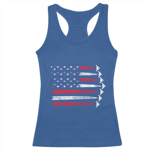 B2 Spirit Racerback Tank Top B-2 Stealth Bomber Aircraft American Flag Patriotic TS10 Royal Blue Print Your Wear