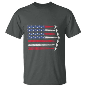 B2 Spirit T Shirt B-2 Stealth Bomber Aircraft American Flag Patriotic TS10 Dark Heather Print Your Wear