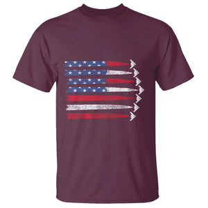 B2 Spirit T Shirt B-2 Stealth Bomber Aircraft American Flag Patriotic TS10 Maroon Print Your Wear