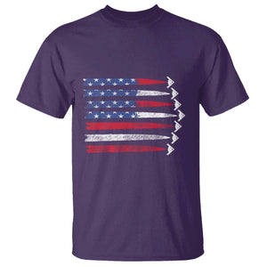 B2 Spirit T Shirt B-2 Stealth Bomber Aircraft American Flag Patriotic TS10 Purple Print Your Wear