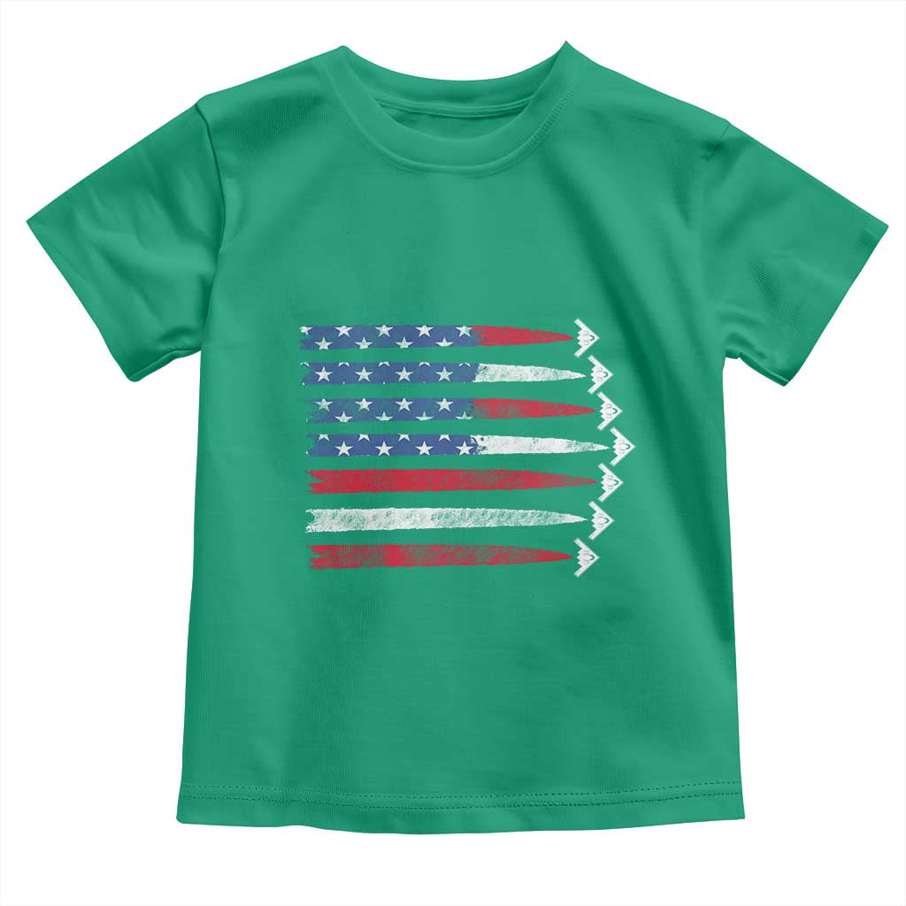 B2 Spirit Toddler T Shirt B-2 Stealth Bomber Aircraft American Flag Patriotic TS10 Irish Green Print Your Wear