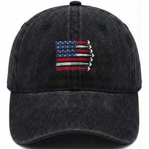 B2 Spirit Washed Cotton Baseball Cap B-2 Stealth Bomber Aircraft American Flag Patriotic TS10 Washed Cap Universal Fit Black Print Your Wear