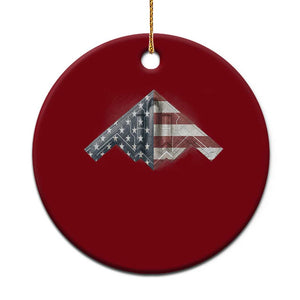 B2 Spirit Ceramic Ornament B-2 Bomber Stealth Aircraft Schematic American Flag TS10 1pc Red Print Your Wear