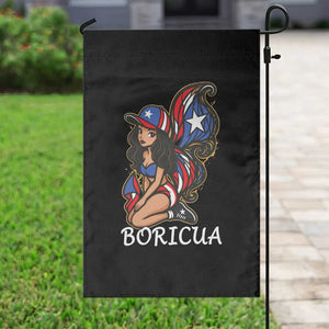 Puerto Rico Pin Up Girl Garden Flag Taino Boricua Puerto Rican Flag TS10 Print Your Wear
