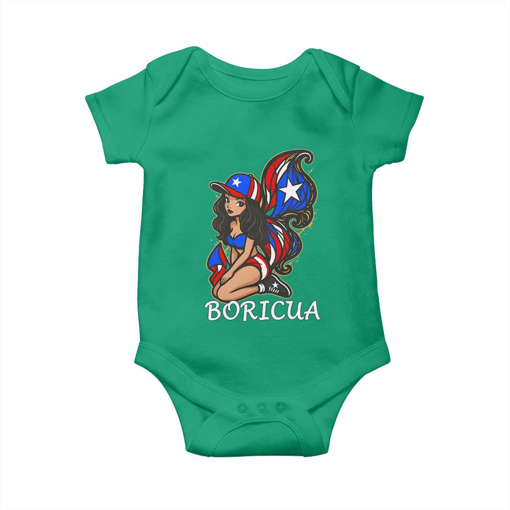 Puerto Rico Pin Up Girl Baby Onesie Taino Boricua Puerto Rican Flag TS10 Irish Green Print Your Wear