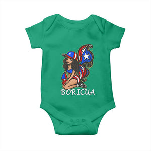 Puerto Rico Pin Up Girl Baby Onesie Taino Boricua Puerto Rican Flag TS10 Irish Green Print Your Wear