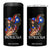 Puerto Rico Pin Up Girl 4 in 1 Can Cooler Tumbler Taino Boricua Puerto Rican Flag TS10 One Size: 16 oz Black Print Your Wear