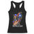 Puerto Rico Pin Up Girl Racerback Tank Top Taino Boricua Puerto Rican Flag TS10 Black Print Your Wear