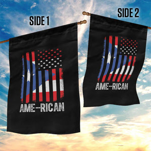 Puerto Rican American Flag Garden Flag AME-RICAN Boricua Pride TS10 Print Your Wear