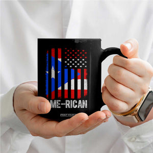 Puerto Rican American Flag Coffee Mug AME-RICAN Boricua Pride TS10 Print Your Wear