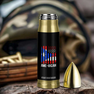 Puerto Rican American Flag Bullet Tumbler AME-RICAN Boricua Pride TS10 Print Your Wear