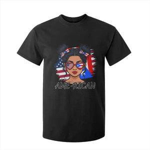 Puerto Rican American Girl T Shirt For Kid AME-RICAN Boricua Pride TS10 Black Print Your Wear