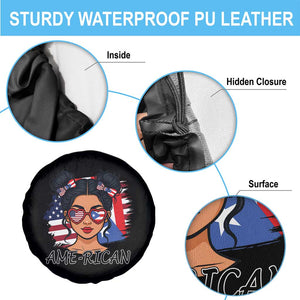 Puerto Rican American Girl Spare Tire Cover AME-RICAN Boricua Pride TS10 Print Your Wear