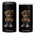 Camo Teddy Bear Puerto Rico Flag 4 in 1 Can Cooler Tumbler Camouflage Rican Boricua TS10 One Size: 16 oz Black Print Your Wear
