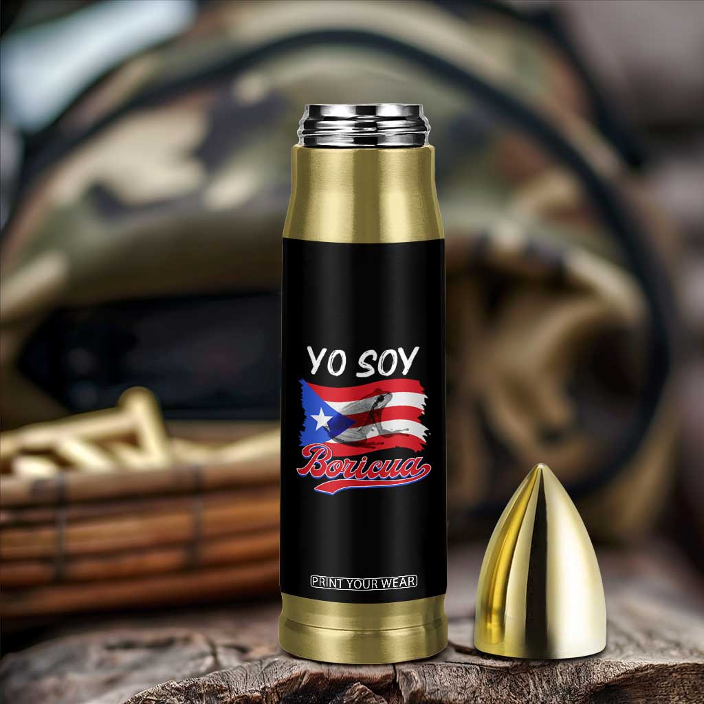 Puerto Rico Boricua Bullet Tumbler Vintage Coqui Puerto Rican Flag Pride Yo Soy Boricua TS10 Print Your Wear