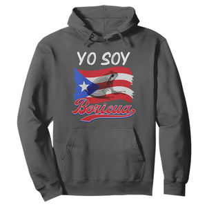 Puerto Rico Boricua Hoodie Vintage Coqui Puerto Rican Flag Pride Yo Soy Boricua TS10 Dark Heather Print Your Wear