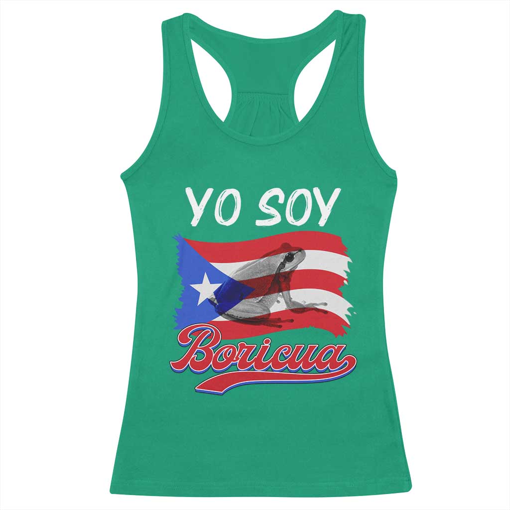 Puerto Rico Boricua Racerback Tank Top Vintage Coqui Puerto Rican Flag Pride Yo Soy Boricua TS10 Irish Green Print Your Wear
