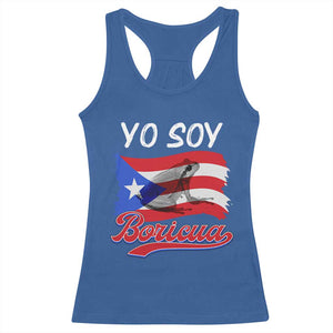 Puerto Rico Boricua Racerback Tank Top Vintage Coqui Puerto Rican Flag Pride Yo Soy Boricua TS10 Royal Blue Print Your Wear