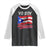 Puerto Rico Boricua Raglan Shirt Vintage Coqui Puerto Rican Flag Pride Yo Soy Boricua TS10 Black White Print Your Wear