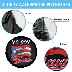 Puerto Rico Boricua Spare Tire Cover Vintage Coqui Puerto Rican Flag Pride Yo Soy Boricua TS10 Print Your Wear