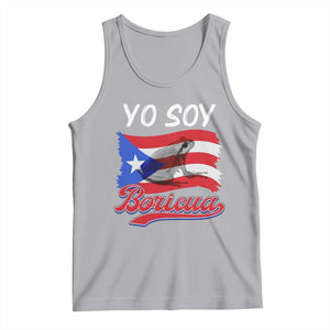 Puerto Rico Boricua Tank Top Vintage Coqui Puerto Rican Flag Pride Yo Soy Boricua TS10 Athletic Heather Print Your Wear