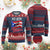 Puerto Rico Boricua Knit Sweatshirt Vintage Coqui Puerto Rican Flag Pride Yo Soy Boricua TS10 Burgundy Print Your Wear