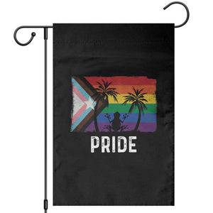 Puerto Rican LGBTQ Garden Flag Boricua Rainbow Flag Pride TS10 Black Print Your Wear