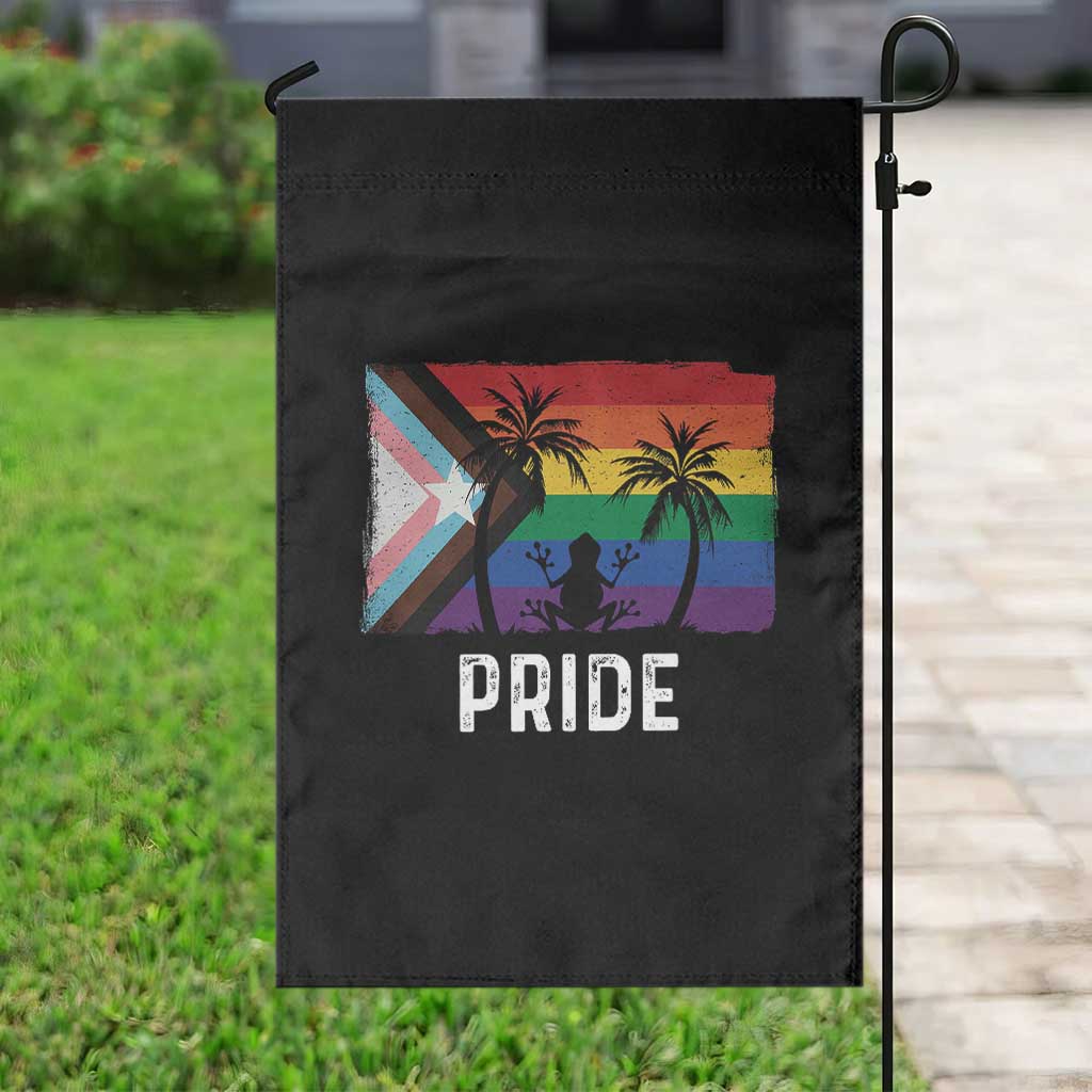 Puerto Rican LGBTQ Garden Flag Boricua Rainbow Flag Pride TS10 Print Your Wear