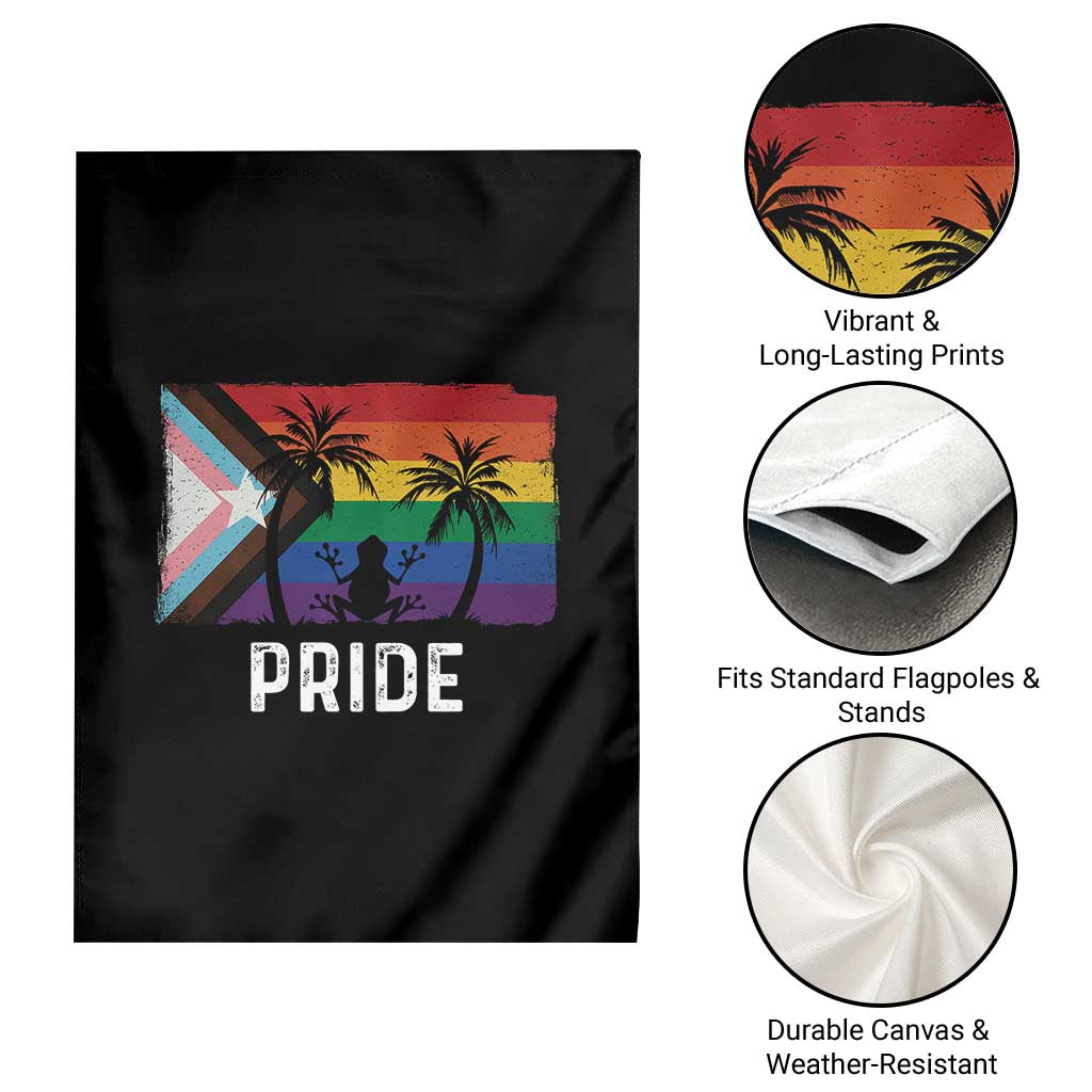 Puerto Rican LGBTQ Garden Flag Boricua Rainbow Flag Pride TS10 Print Your Wear