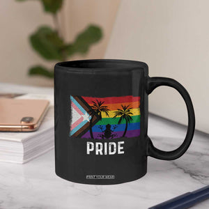 Puerto Rican LGBTQ Coffee Mug Boricua Rainbow Flag Pride TS10 Print Your Wear