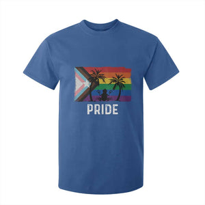 Puerto Rican LGBTQ T Shirt For Kid Boricua Rainbow Flag Pride TS10 Royal Blue Print Your Wear