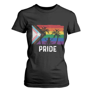 Puerto Rican LGBTQ T Shirt For Women Boricua Rainbow Flag Pride TS10 Black Print Your Wear