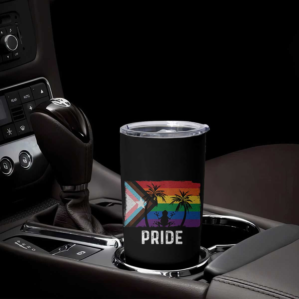 Puerto Rican LGBTQ Tumbler Cup Boricua Rainbow Flag Pride TS10 Print Your Wear