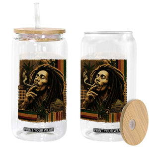 Vintage Marley Guitarist Glass Can Rastaman Rastafari Music Vibes Only Rasta Jamaica Reggae TS10 Print Your Wear