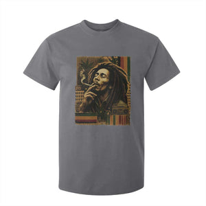 Vintage Marley Guitarist T Shirt For Kid Rastaman Rastafari Music Vibes Only Rasta Jamaica Reggae TS10 Charcoal Print Your Wear