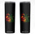 Marley Guitarist Skinny Tumbler Smoke Cannabis Leaf 420 Rastafari Rasta Reggae Music TS10 Black Print Your Wear