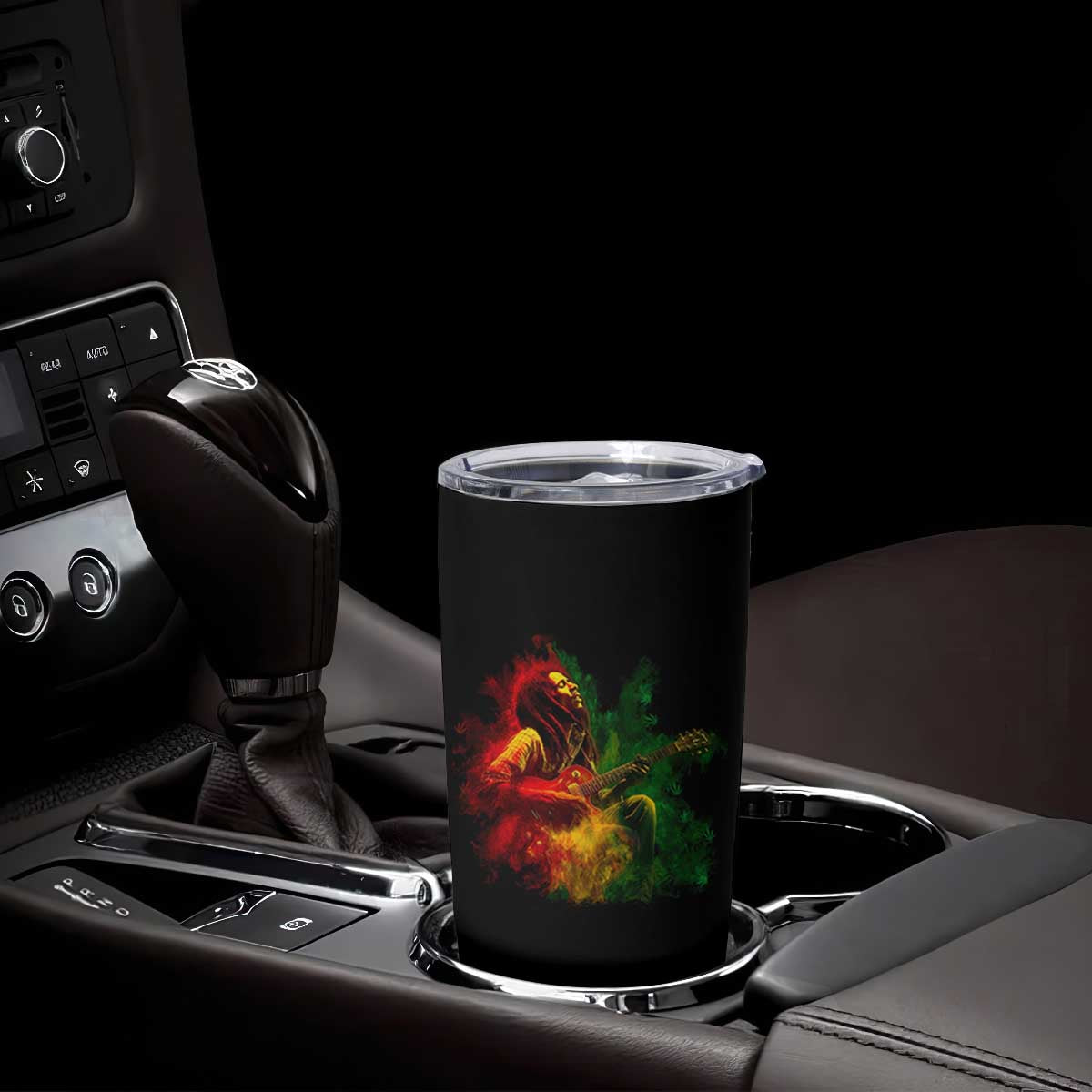 Marley Guitarist Tumbler Cup Smoke Cannabis Leaf 420 Rastafari Rasta Reggae Music TS10 Print Your Wear