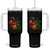 Marley Guitarist Tumbler With Handle Smoke Cannabis Leaf 420 Rastafari Rasta Reggae Music TS10 One Size: 40 oz Black Print Your Wear