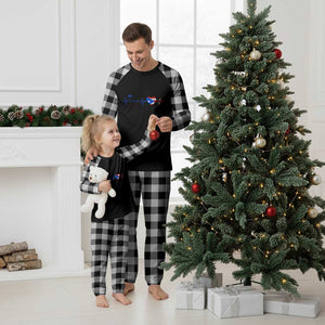 Puerto Rico Flag Plaid Pajama Set Heartbeat EKG Pulse Boricua Pride Summer Beach TS10 White Plaid Print Your Wear