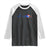 Puerto Rico Flag Raglan Shirt Heartbeat EKG Pulse Boricua Pride Summer Beach TS10 Black White Print Your Wear
