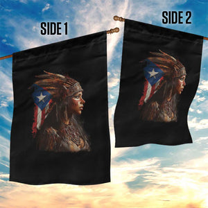 Puerto Rico Taino Warrior Woman Garden Flag Boricua Pride TS10 Print Your Wear