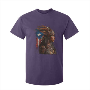 Puerto Rico Taino Warrior Woman T Shirt For Kid Boricua Pride TS10 Purple Print Your Wear